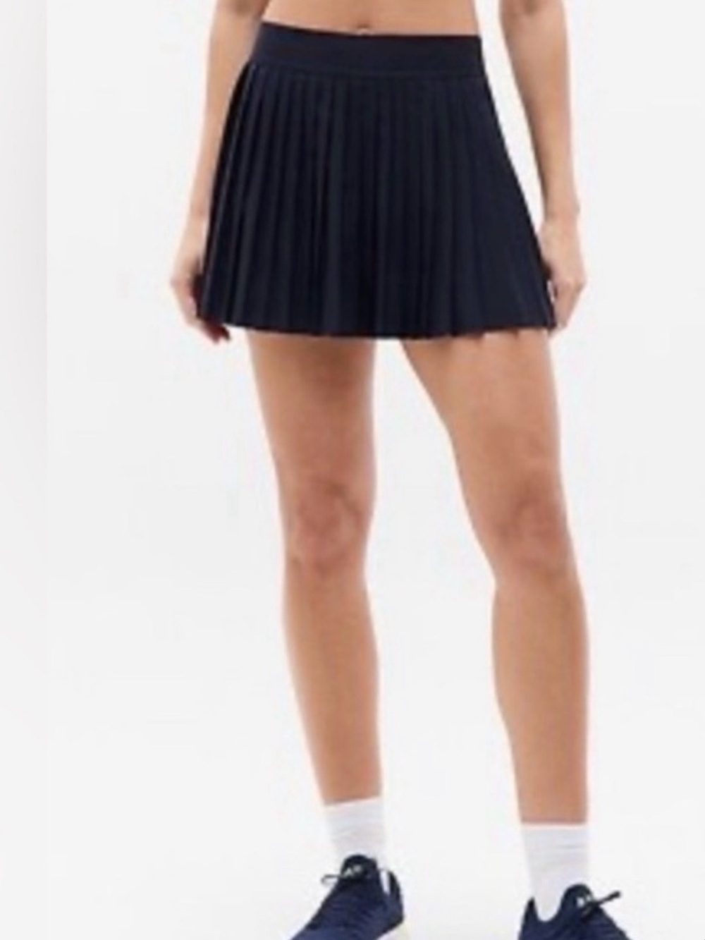 NWT Athleta match point Pleated Skort Mini Skirt June Shorts Navy Sz XS